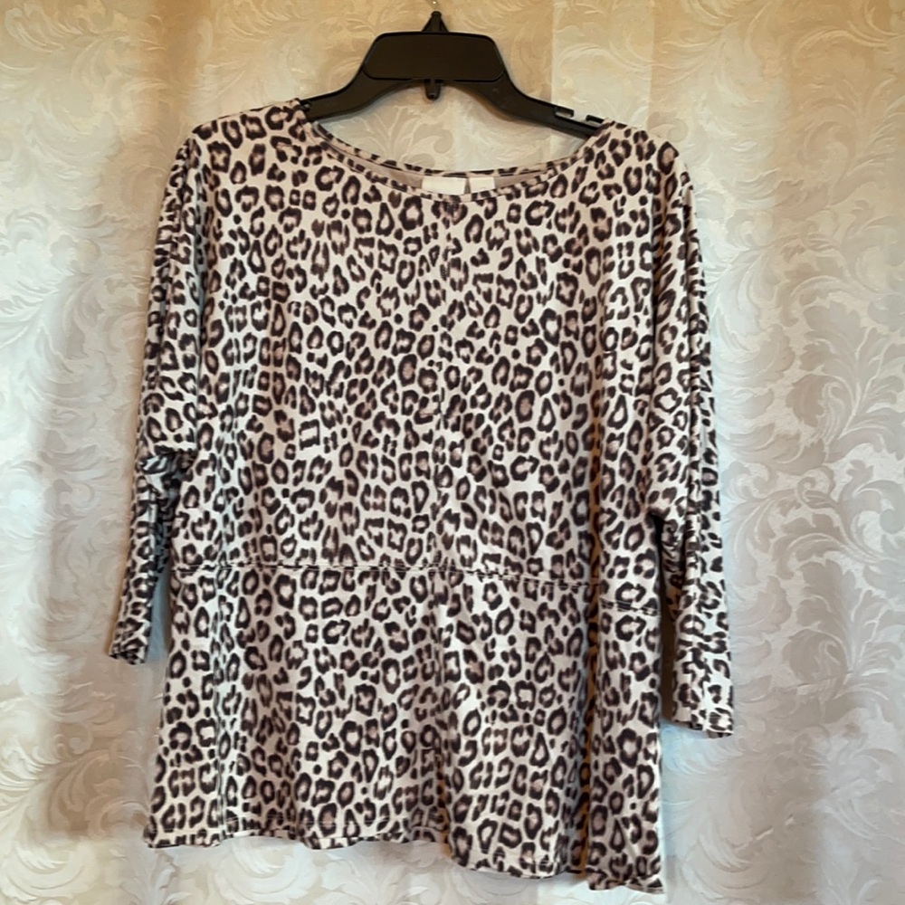 Chico’s Animal Print Top